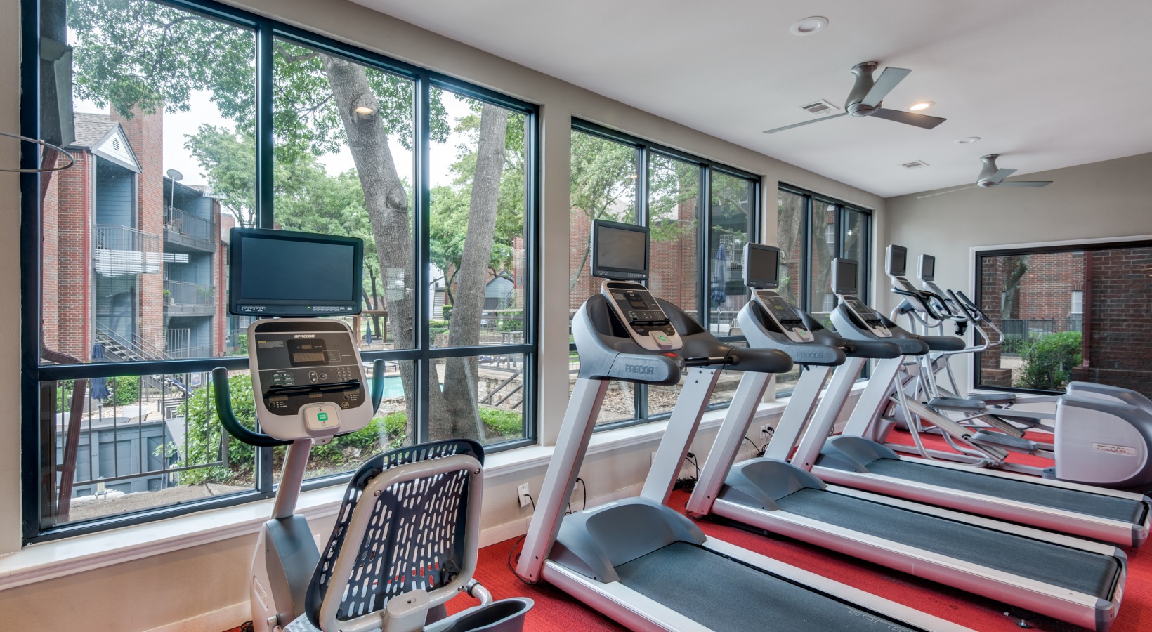 fitness center at The Hyde Park at Valley Ranch