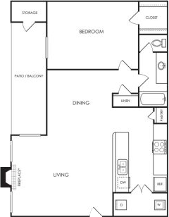 floor plan photo of the park at westchase in houston, tx at The Hyde Park at Valley Ranch