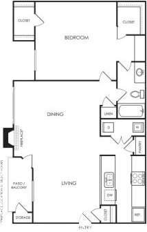 floor plan photo of the park at westchase in westchase, fl at The Hyde Park at Valley Ranch