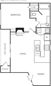 floor plan photo of the park at westchase in houston, tx at The Hyde Park at Valley Ranch