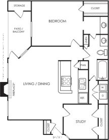 floor plan photo of the park at westchase in westchase, fl at The Hyde Park at Valley Ranch